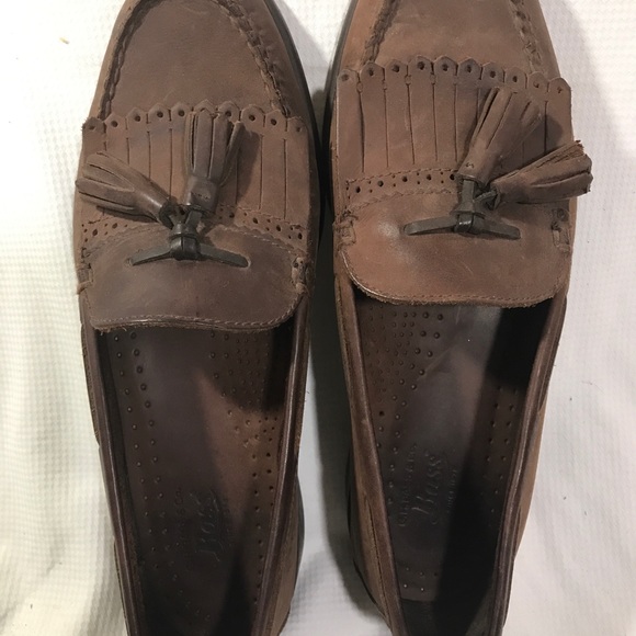 GH BASS Men's 8.5D Brown Loafers#A132 - Picture 5 of 7